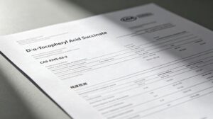 D-α-Tocopheryl Acid Succinate COA purity test certificate