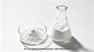 lt="D-α-Tocopheryl Acid Succinate white powder raw material CAS 4345-03-3
