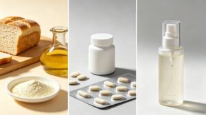 application of mixed tocopherols powder food supplement cosmetic