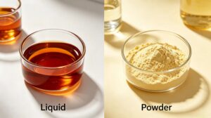 mixed tocopherol oil vs powder microencapsulated vitamin E