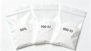 Food grade D-α-Tocopheryl Acetate Powder fine free flowing powder
