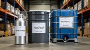 Export packaging Natural Vitamin E(Sunflower Sourced) 1kg 25kg 200kg IBC tank neutral package