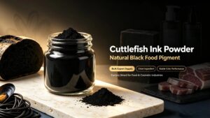 Natural Cuttlefish Ink Powder | Food Grade Black Colorant Factory Export