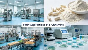 Main applications of L-Glutamine for pharmaceutical, sports nutrition, functional food and biological research