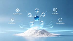 Chelated magnesium molecular structure, high bioavailability Magnesium L-Aspartate