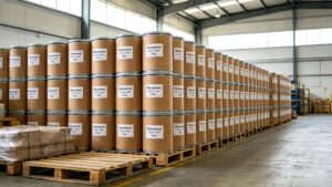 Cool dry sealed warehouse storage for phytosterol powder, avoid light and oxygen