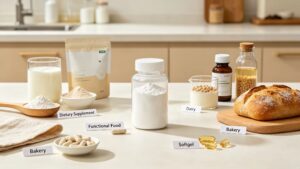 Application display of soybean phytosterol: dietary capsules, nutrition powder, dairy, bakery, pharmaceutical intermediates