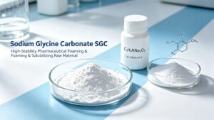 White fine powder Sodium Glycine Carbonate MONO-SGC DI-SGC pharmaceutical raw material with good fluidity and moisture resistance