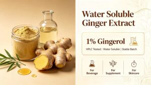 Water Soluble Ginger Extract 1% Gingerol