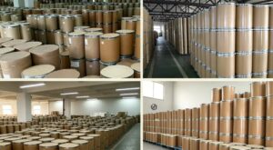 Bulk warehouse storage of Akkermansia Muciniphila probiotic powder 25kg fiber drums, factory large stock for global bulk orders