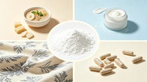 Alginate Oligosaccharide AOS multi-scenario application collage, food, skincare cream, textile printing fabric, pharmaceutical capsule raw material banner