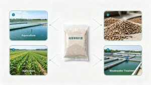 Application range of Bacillus Subtilis probiotic powder for aquaculture, animal feed, agriculture, wastewater treatment