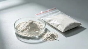 Mass stock of packaged Bacillus Subtilis raw material bags ready for bulk shipment