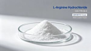 USP EP FCC Grade L-Arginine Hydrochloride CAS 1119-34-2 white crystalline powder raw material for global export