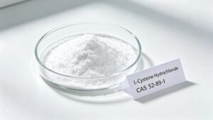 High purity L-Cysteine Hydrochloride CAS 52-89-1 white crystalline powder, food grade and pharma grade amino acid raw material