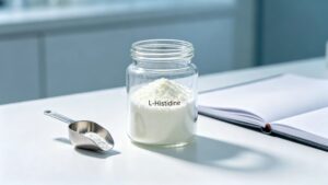 L-Histidine white crystalline powder CAS 71-00-1, high purity food grade pharmaceutical grade amino acid raw material