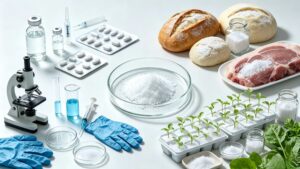 L-Proline applications for pharmaceutical, food additive, cell culture and agricultural biotechnology