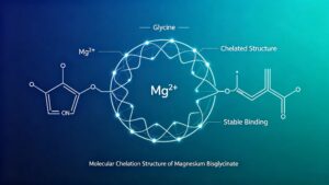 Alt：Molecular chelation structure of Magnesium Bisglycinate