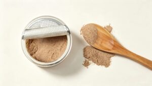 Paecilomyces hepiali fermentation broth powder sample, light brown fine powder raw material