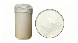 Taurine CAS 107-35-7 25kg fiber drum export package with pure white taurine powder sample, bulk factory supply for global importers