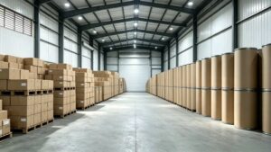 Factory warehouse bulk storage of Calcium Alpha-Ketoglutarate Ca-AKG, stable large-scale supply for global dietary supplement importers