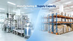 Manufacturing workshop and warehouse for marine fish collagen peptide, bulk export supply