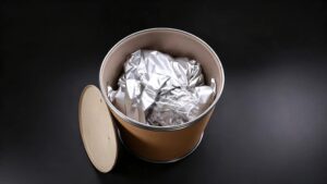 Bulk packaging of Pyridoxine Hydrochloride Vitamin B6 HCl packed inside fiber drum with inner aluminum foil bag, export grade bulk raw material